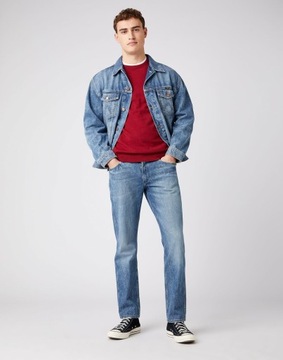 МУЖСКОЙ СВИТЕР С ЛОГОТИПОМ WRANGLER ТРИКОТАЖНЫЙ КЛАССИЧЕСКИЙ XL