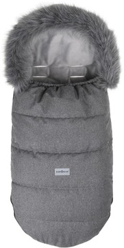 ŚPIWOREK DO WÓZKA SANEK NA ZIMĘ MAXI 114cm OCIEPLONY BABYMAM PREMIUM