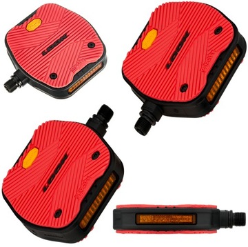 Pedały platformowe LOOK GEO CITY GRIP red