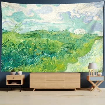 Nordycki gobelin dekoracyjny Van Gogh artystyczny
