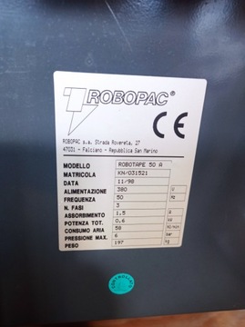 Запечатщик коробок Robopac Robotape 50A (например, Siat, 3 M, Comarme)