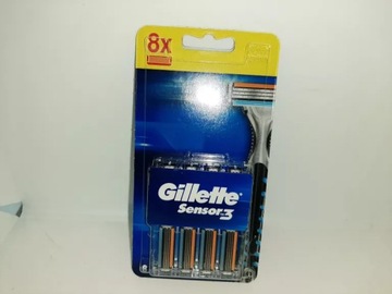 WKŁADY GILLETTE SENSOR 3 8SZT