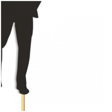 Czarny TOPPER na TORT dekoracja na 40 URODZINY złoty brokat przystojniak