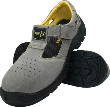 Buty Robocze Sandały Skórzane Zamszowe S1 r. 44