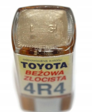 TOYOTA 4R4 BEŻOWA ZŁOCISTA ZAPRAWKA DO RYS ARA 10 ML
