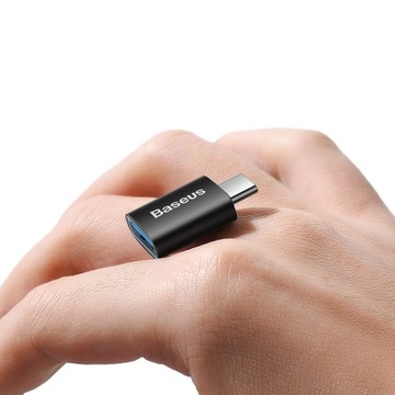 BASEUS PRZEJŚCIÓWKA USB-C - USB ADAPTER KONWERTER DO TELEFONU OTG 10GBPS