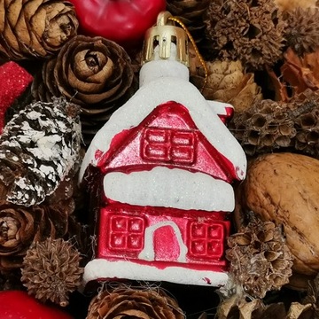 Рождественский венок, 35 см, новогоднее украшение, шишки