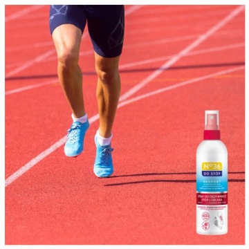 Противогрибковый и антибактериальный спрей для дезинфекции ног.