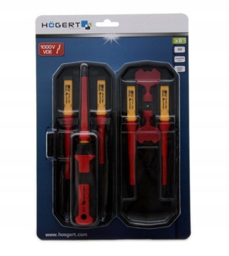 ОТВЕРТКИ HOGERT ОТВЕРТКИ ДЛЯ ЭЛЕКТРИКОВ 1000В 8e