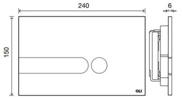 КНОПКА ДЛЯ FRAME WHEEL SLIM/SLIM2 GLOSS CHROME