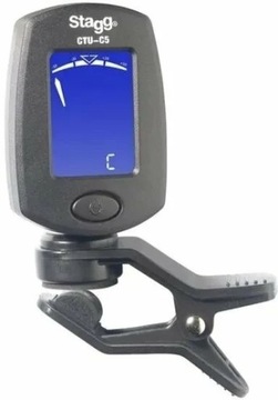 Tuner chromatyczny Stagg CTU-C5, spinacz