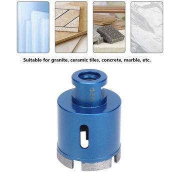 Алмазная дрель диаметром 50 мм для ручного использования.