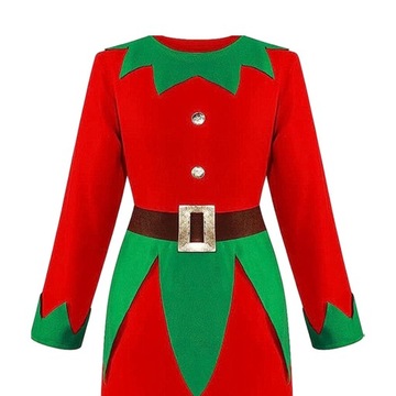 Kostiumy bożonarodzeniowych elfów ze skarpetkami Ubierz rekwizyty do zdjęć XXL dla osób o wzroście od 160 do 170 cm