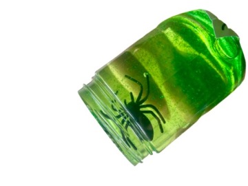 СЛАЙМ ПЛАСТИКОВАЯ ПАСТА БЛЕСК ЖИДКИЙ ПЛАСТИКИН ЯГНИЦЫ ПАУЧНЫЕ ЦВЕТА GLUTEK