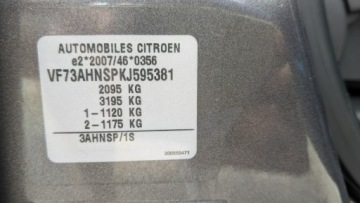 Citroen C4 Spacetourer Van 1.2 PureTech 131KM 2019 Citroen C4 SpaceTourer OPŁACONY Bezwypadkowy, zdjęcie 25