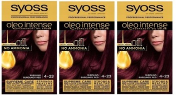 Syoss Farba OLEO Intense 4-23 burgund-3szt