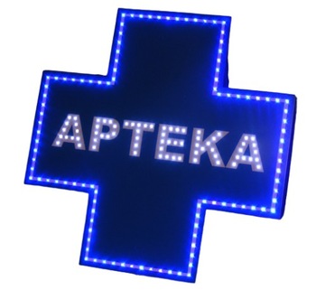 АПТЕКА рекламная светодиодная вывеска-панель