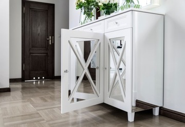 LONG ISLAND зеркальный письменный стол/туалетный столик с ящиками