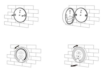 НАСТЕННАЯ ДИСТАНЦИОННАЯ ПАНЕЛЬ Mi Light FUT087 MONO Светодиодные ленты