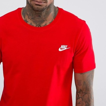 Футболка Nike, мужская спортивная футболка, красная 827021-611 S