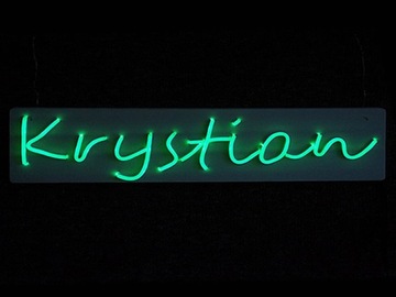 NKRYSTIAN NEON LED FLEX NAPIS Krystian 560X130MM
