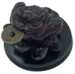 Żaba szczęścia, ropucha Feng Shui 6x8cm