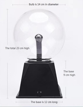 EDUKACYJNA LAMPA PLAZMOWA MAGIC BALL DO 62CM, 4XS