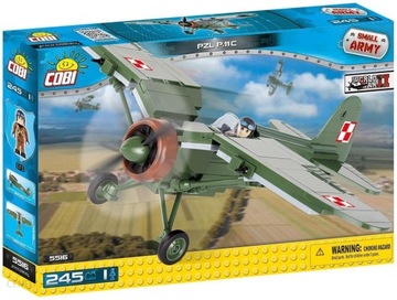 Klocki COBI Mała Armia Samolot PZL P11 c COBI-5516