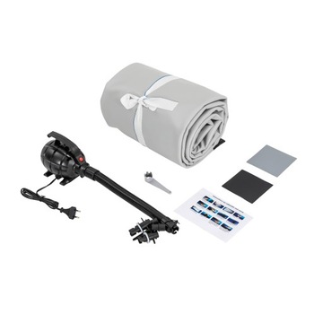 НАДУВНОЙ КОВРИК ДЛЯ ТРЕНИРОВОК 4М ГИМНАСТИЧЕСКИЙ МАТРАС С НАСОСОМ