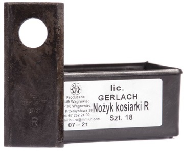 NOŻYK NÓŻ GERLACH KOSIARKA ROTACYJNA Z-069 18SZT