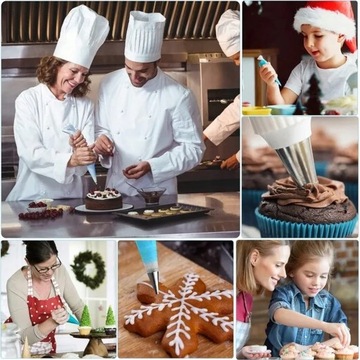 НАБОР БОЛЬШИХ КОНДИТЕРСКИХ ТАБЛЕТ 24х ДЛЯ ТОРТОВ И УКРАШЕНИЯ ТОРТОВ + ПЕРЕХОДНИК