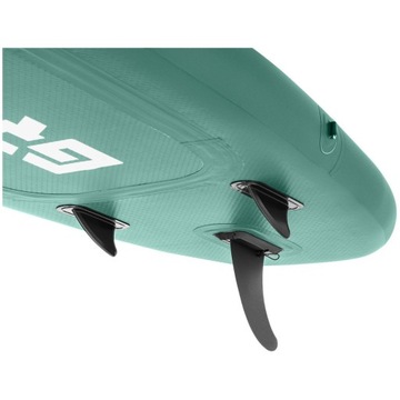 Надувная SUP доска двухкамерная с аксессуарами 125 кг - зеленая