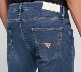 GUESS Męskie jeansy Eco Chris z niskim stanem 30