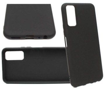 ETUI Guma do Vivo Y11s Y20i Y20s czaMAT+SZKŁO Case Pokrowiec
