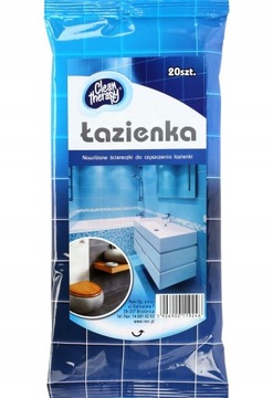NAWILŻANE ŚCIERECZKI DO CZYSZCZENIA ŁAZIENKI 20SZT