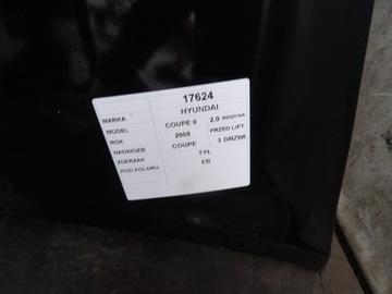 HYUNDAI COUPE II 2,0 - 16V NÁRAZNÍK ZADNÍ EB