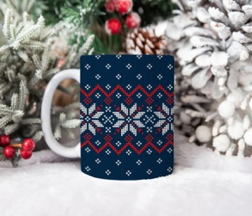 РОЖДЕСТВЕНСКАЯ КРУЖКА 330мл РОЖДЕСТВЕНСКИЙ ПОДАРОК ​​ПОД ЕЛКОЙ