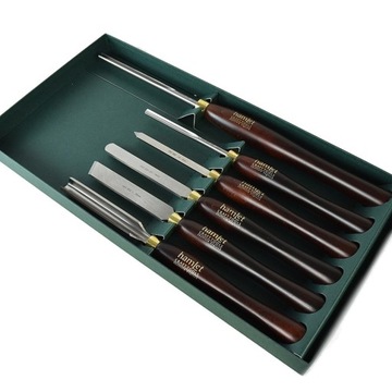 Dłuta tokarskie HSS zestaw komplet 6 szt HAMLET noże do toczenia HCT175