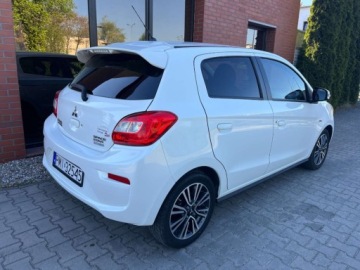 Mitsubishi Space Star Hatchback 5d 1.2 80KM 2015 Mitsubishi Space Star 1.2 benzyna 80 KM automat zarej w PL zadbany mo, zdjęcie 3