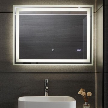 Lustro ścienne Aquamarin prostokąt 800 x 600 mm
