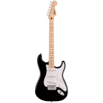 SQUIER SONIC STRATOCASTER MF БЕЛАЯ НАКЛАДКА ЧЕРНАЯ ЭЛЕКТРИЧЕСКАЯ ГИТАРА