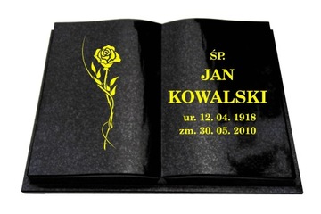 ЧЕРНАЯ КНИГА Гранитная надгробная доска 40х30 с ГРАВИРОВКОЙ