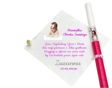 СВЕЧА И КРЕСТАЛЬНАЯ ОДЕЖДА НА КРЕЩЕНИЕ ФОТО НАИМЕНОВАНИЕ