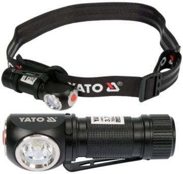 YATO ПЕРЕЗАРЯЖАЕМАЯ ФАРА 2 В 1 350LM 6000-7000K ДИАПАЗОН 47M