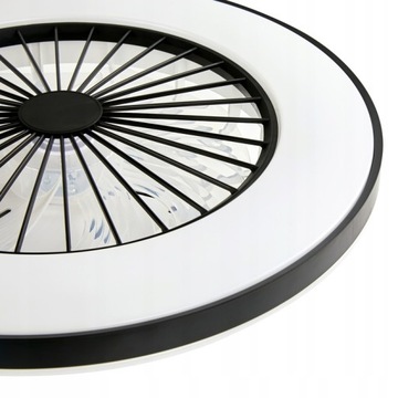 WENTYLATOR WIATRAK SUFITOWY LAMPA LED 55W CCT + PILOT 50CM