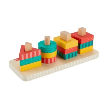 Fisher-Price Дерев'яний сортер форм Дерев'яна іграшка Набір 2+ HXV05