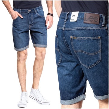 Męskie szorty jeansowe Lee 5 POCKET SHORT W30