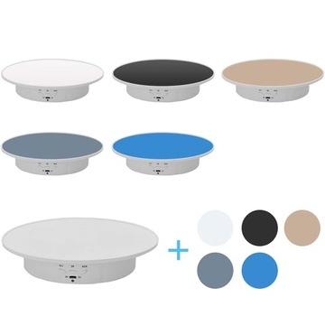 ПОДСТАВКА ДЛЯ ФОТОГРАФИИ НА 360° ПОВОРОТ ФОТО 20 СМ БЕЛАЯ