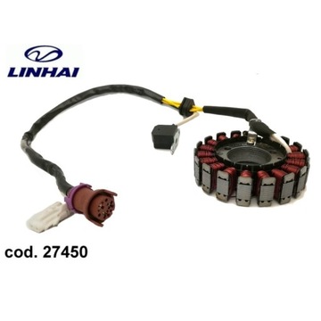 Stator uzwojenie alternatora Linhai 400 27450