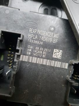 JAGUAR F-PACE 16-> ЗВУК КОНТРОЛЛЕРА ДВЕРИ ПРАВЫЙ ПРАВЫЙ GX73-24766-A